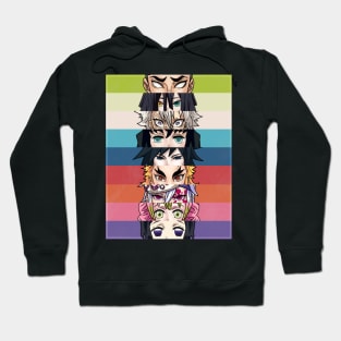 Demon Slayer - The nine Hashira Hoodie